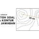 Contoh Soal Peta Kontur dan Jawabannya