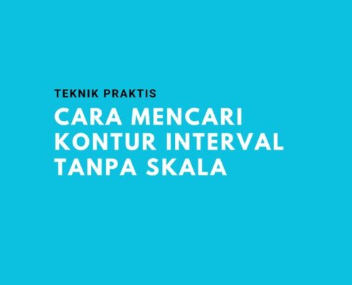 Cara Mencari Kontur Interval Tanpa Skala