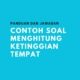 Contoh Soal Menghitung Ketinggian Tempat