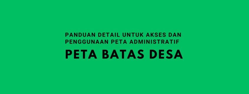 Peta Batas Desa