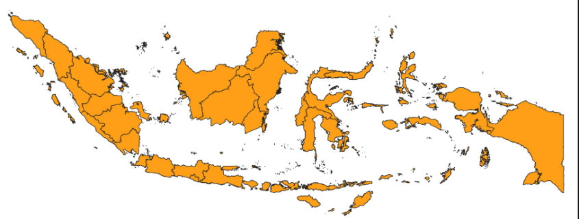 Shapefile Provinsi Indonesia