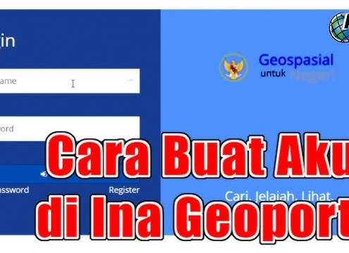 Cara Daftar Ina Geoportal