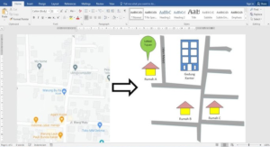 Cara Membuat Denah Lokasi dengan Google Maps di Word