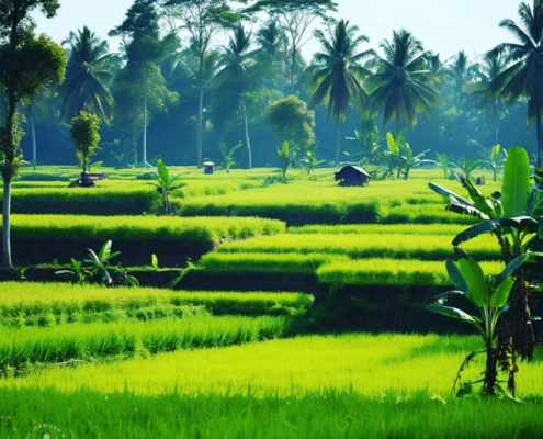 pemetaan lahan pertanian sawah