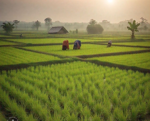 pertanian sawah SID tahun 2025 di indonesia