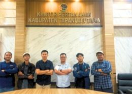 Foto udara PTSL Tapanuli Utara