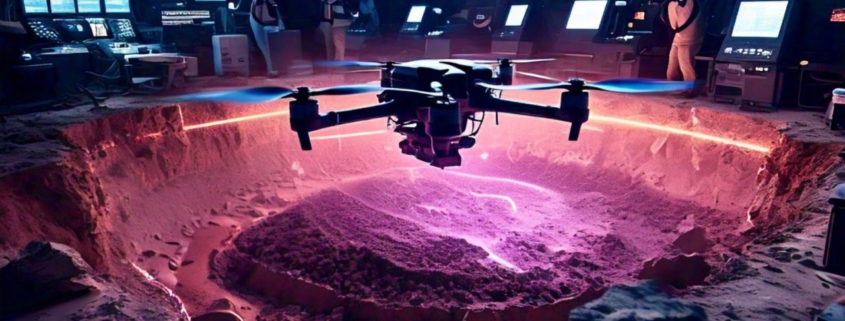 geolidar als drone untuk stockpile